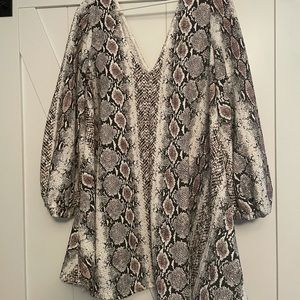 Snake Print ASOS Dress